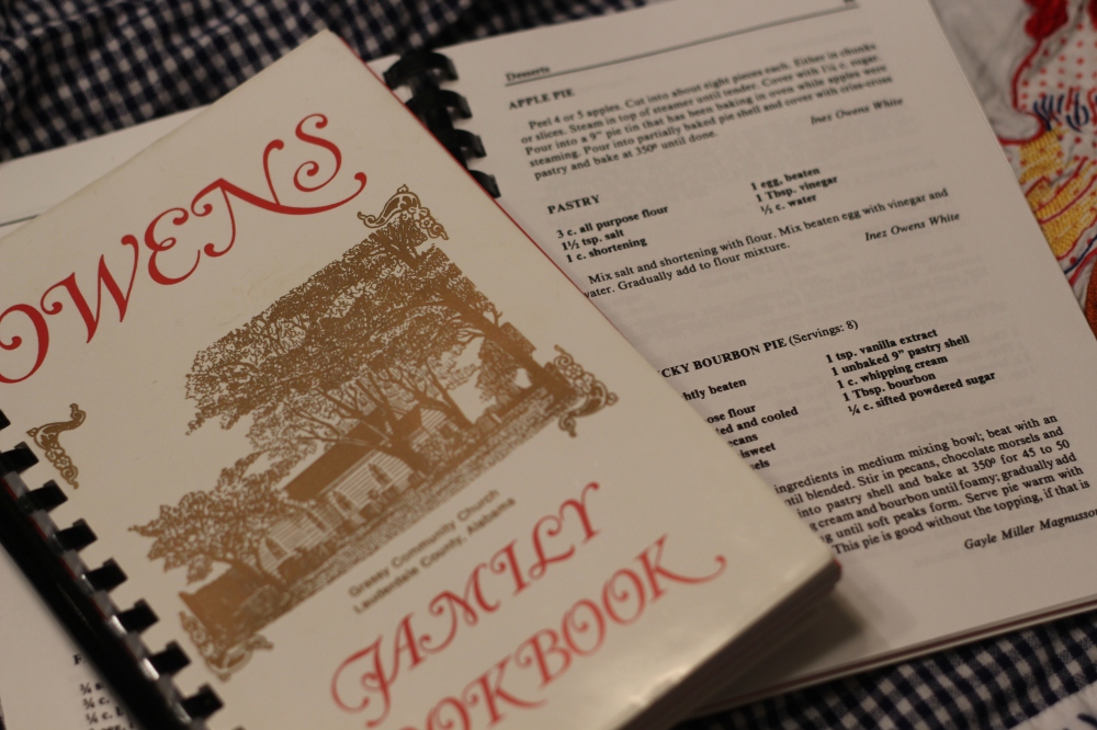 Owens Family Cookbook--Lexington, AL
